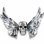 cult925 skull wings